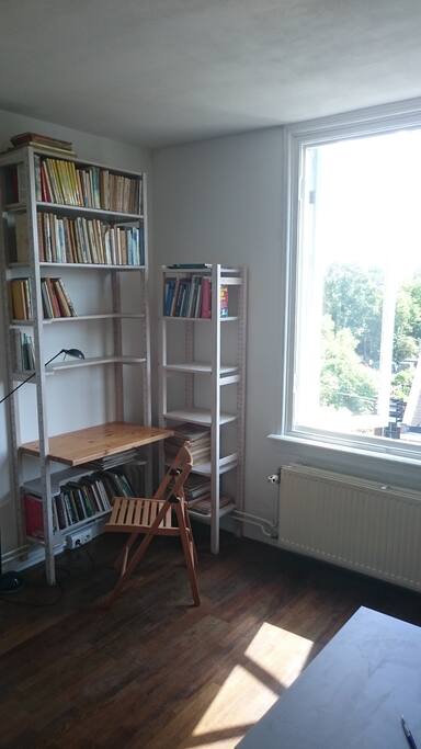 Desk in living room