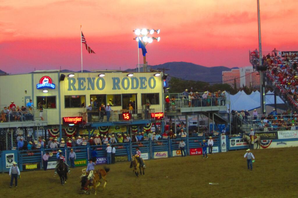 Reno Rodeo - one of the biggest and baddest - and you could walk to the event from Casa Mulino June 14th - 23rd