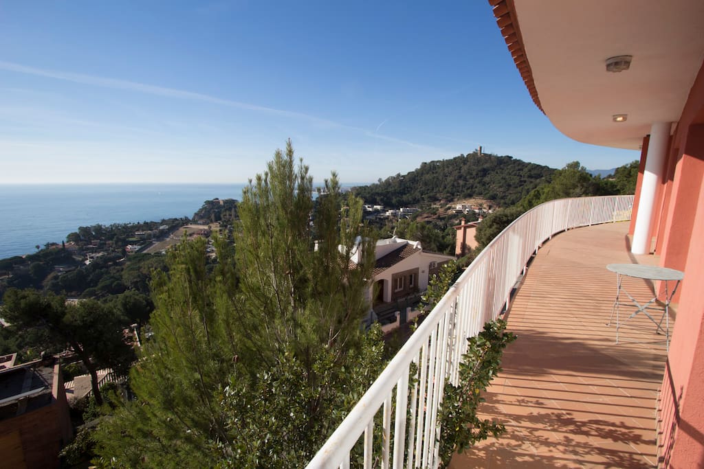 Views from the terrace.