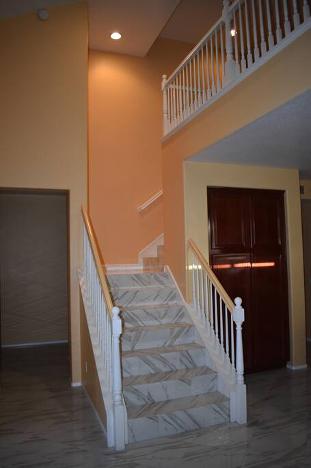 Stairs to Loft/TV Room