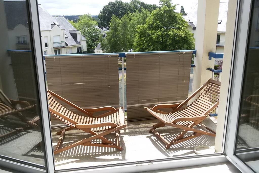 Terrasse ensoillée