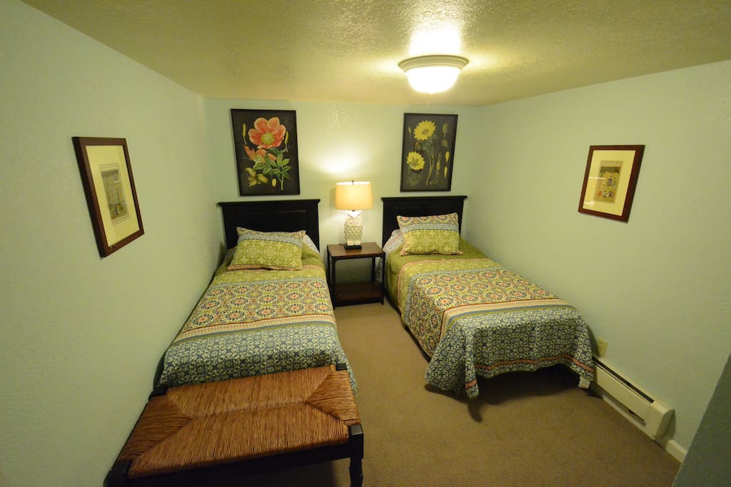 double twin bedroom