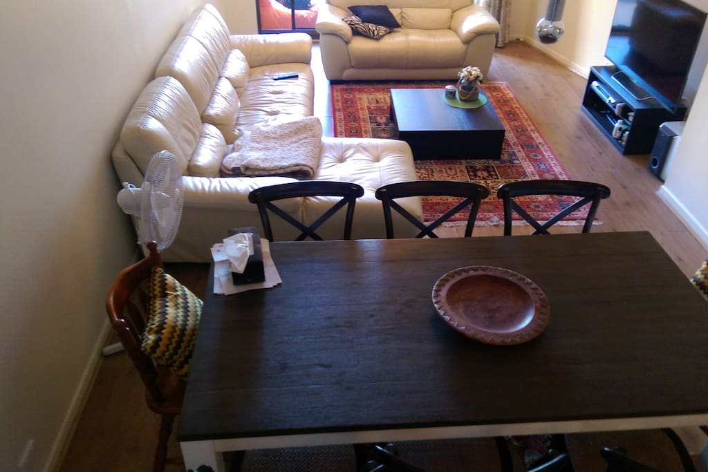 Downstairs dinning area