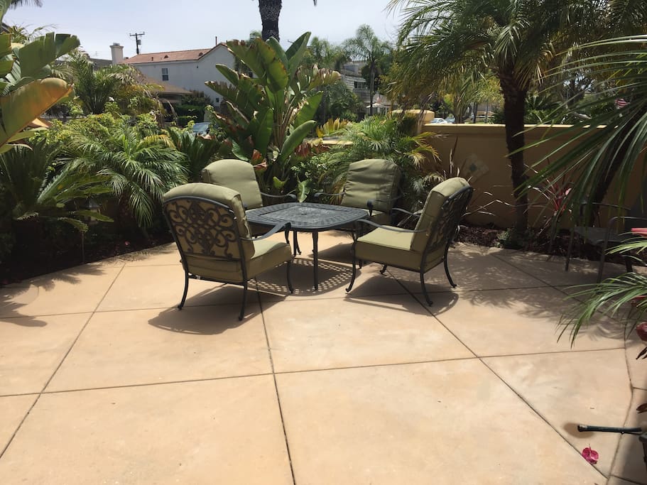 Private patio