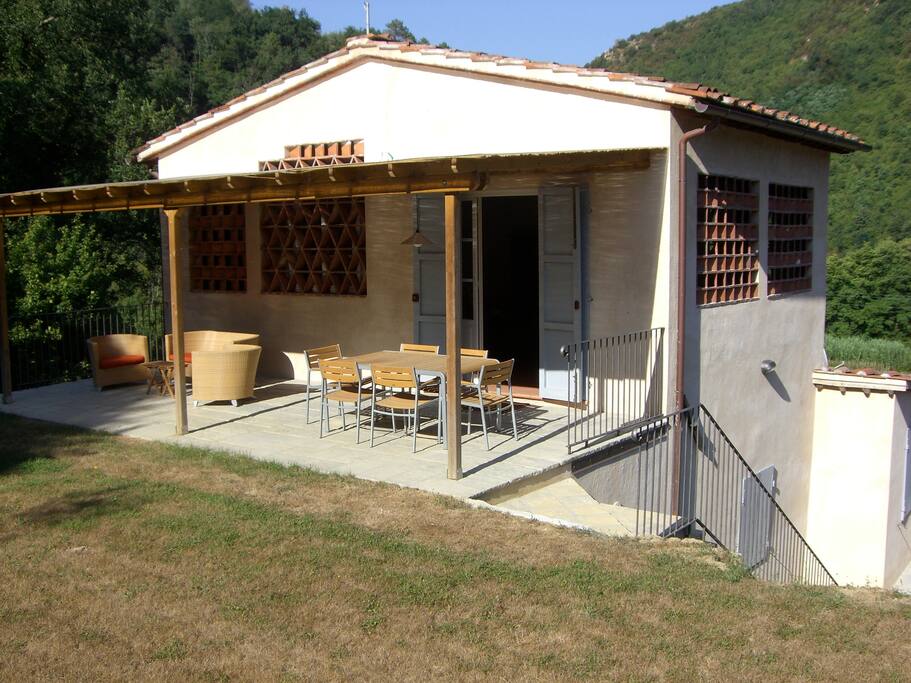 Rear terrace