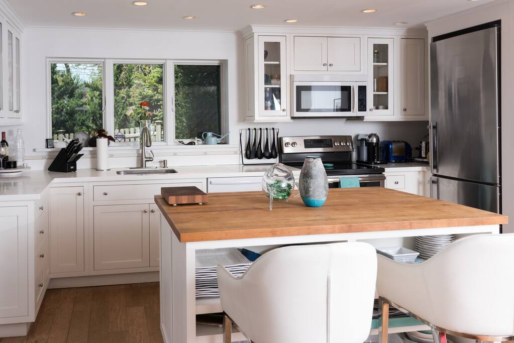 Renovated open kitchen
