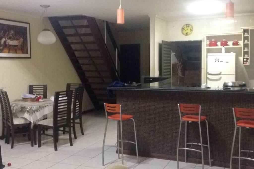 Sala térrea do imóvel