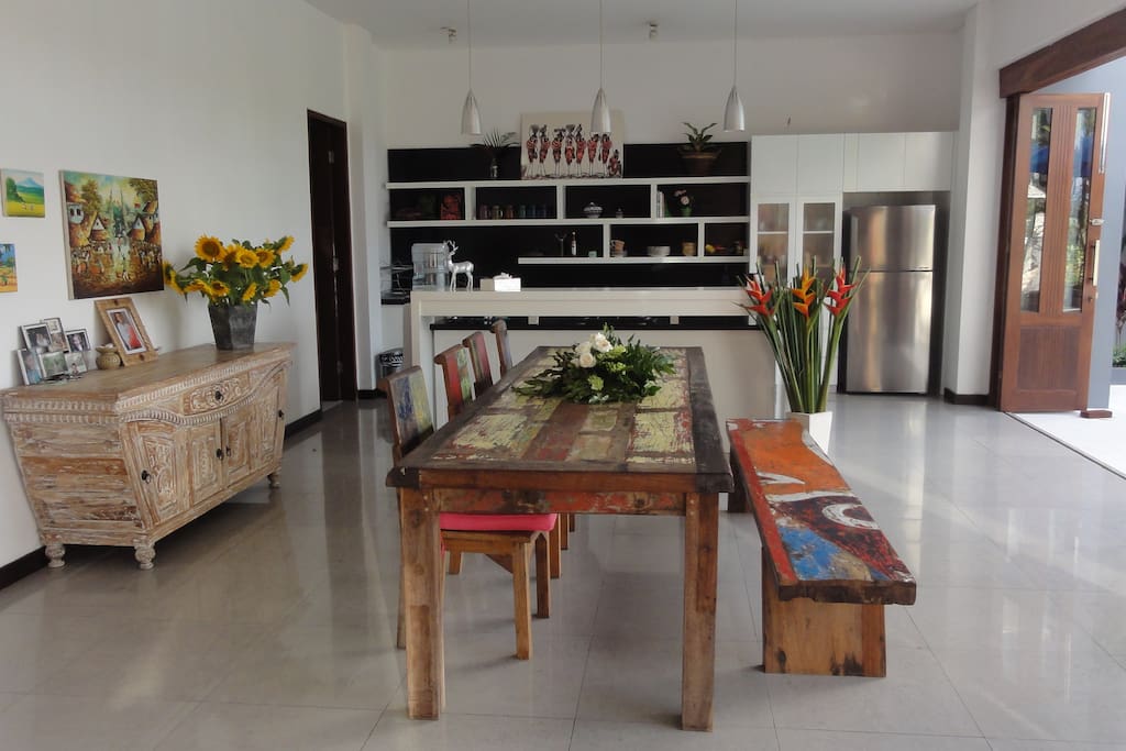 Kitchen and Dining.