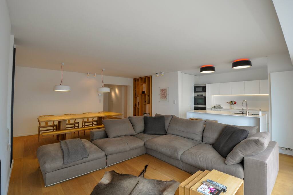 Great open space living & kitchen room