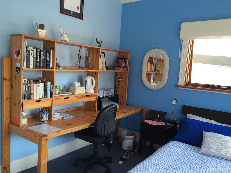 Desk in bedroom