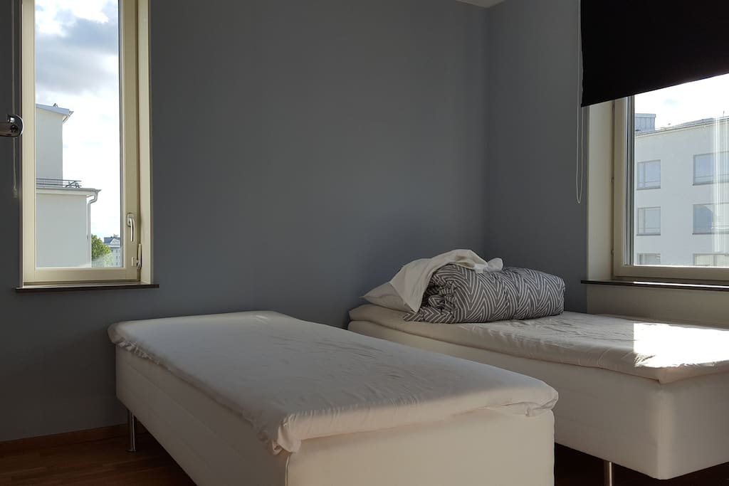Spacious and clean room with plenty of light