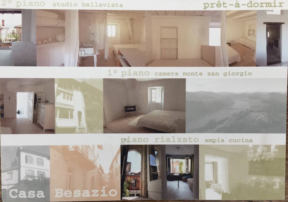 Das Haus auf einen Blick per Stockwerk