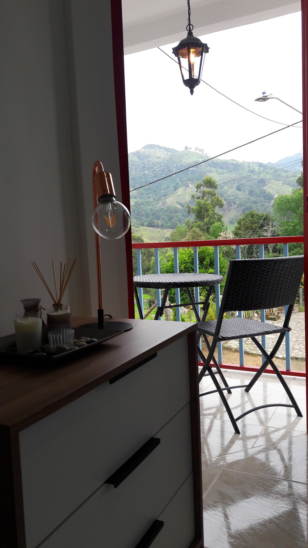 From the room you can enjoy a wonderful view of the mountain