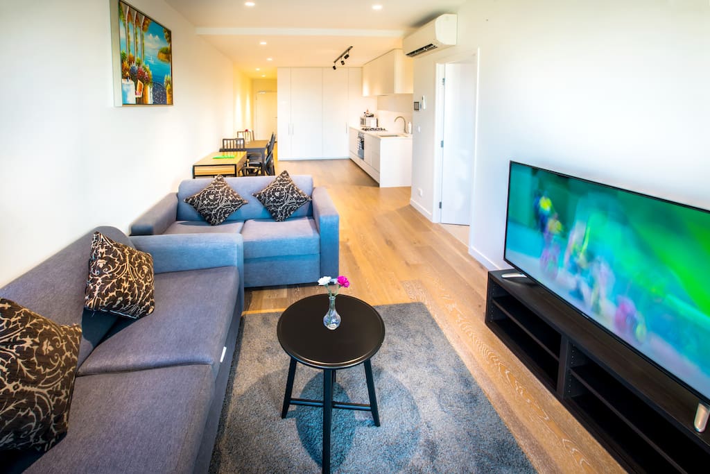Living Room with Smart TV