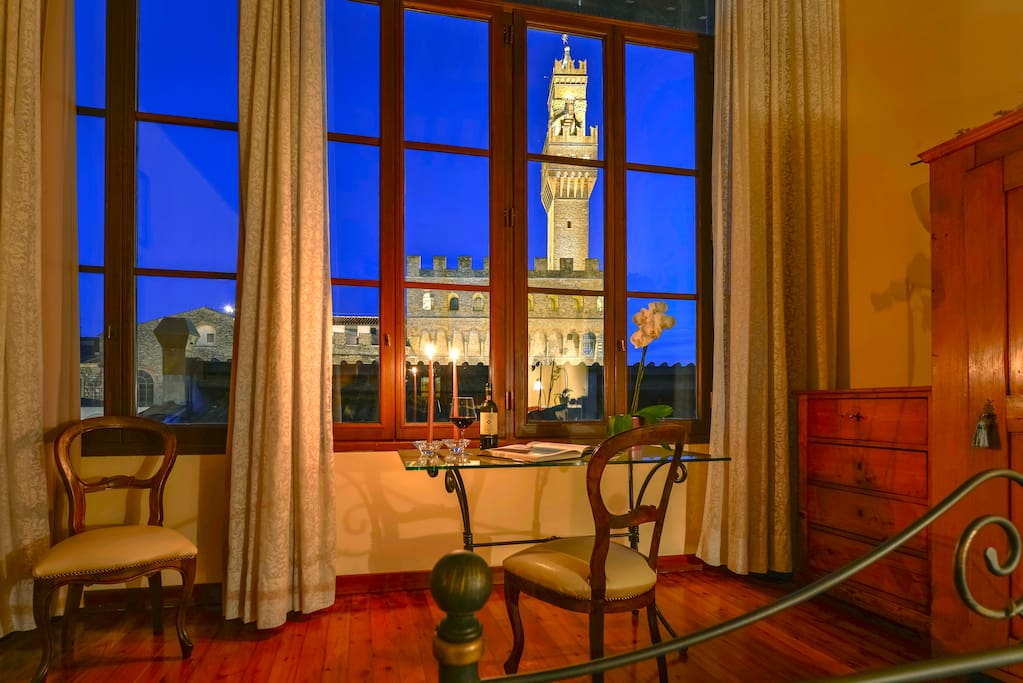 THE LOFT ANT ITS VIEW ON PALAZZO VECCHIO