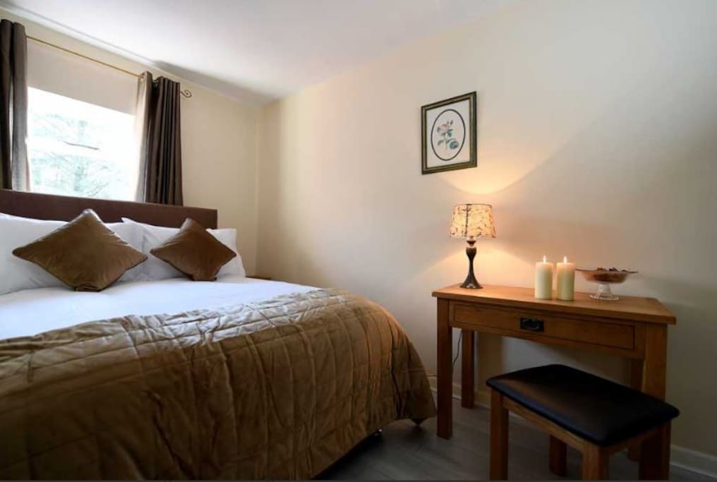 Double Bedroom 2: Again, a custom made mattress to insure a good night's sleep after a day of adventuring in the Irish countryside!