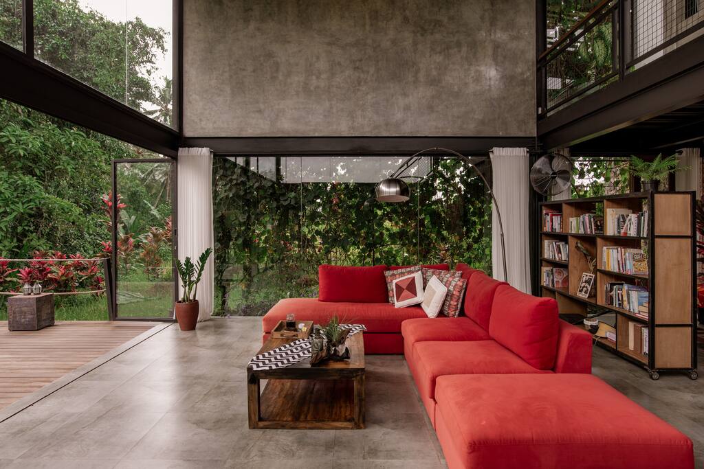 Lush Deluxe Jungle Loft Villa with Rice Field Views Lush Deluxe Jungle Loft Villa with Rice Field Views