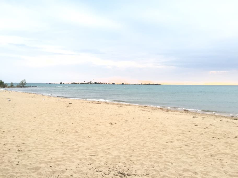 Southampton Beach is 200 metres from the house