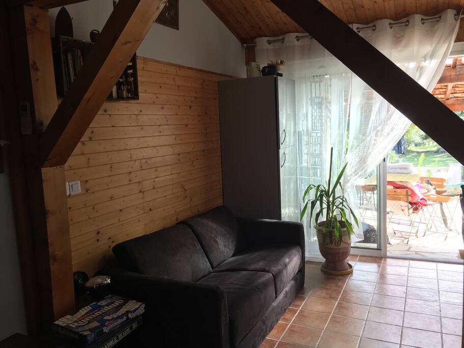 Clic clac pouvant servir de lit double
