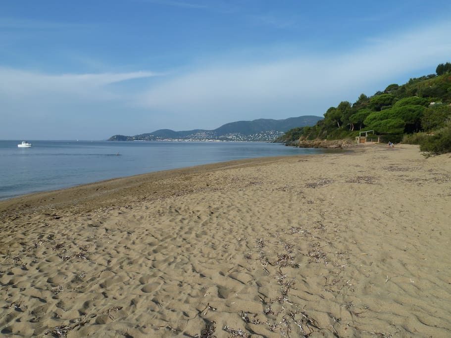 plage la plus proche de la location.