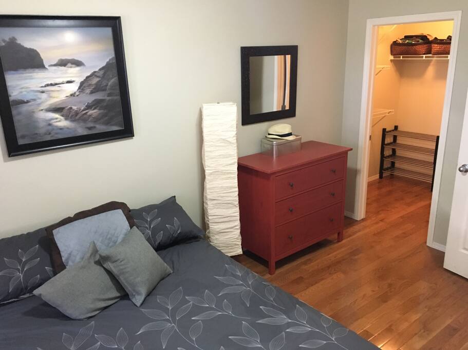 With walk in closet