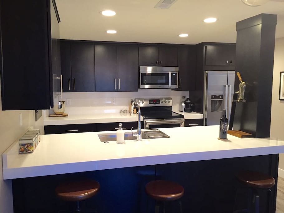 fully stocked kitchen ready for any type of cooking