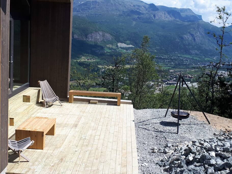 Utsikt til Hemsedal sentrum