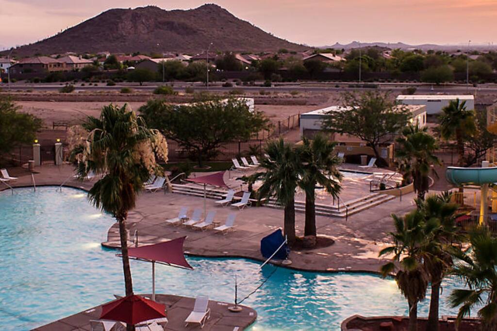 Desert pool