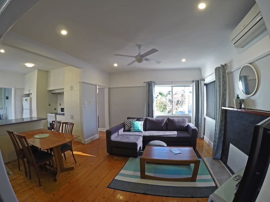 Relaxing lounge and dining area