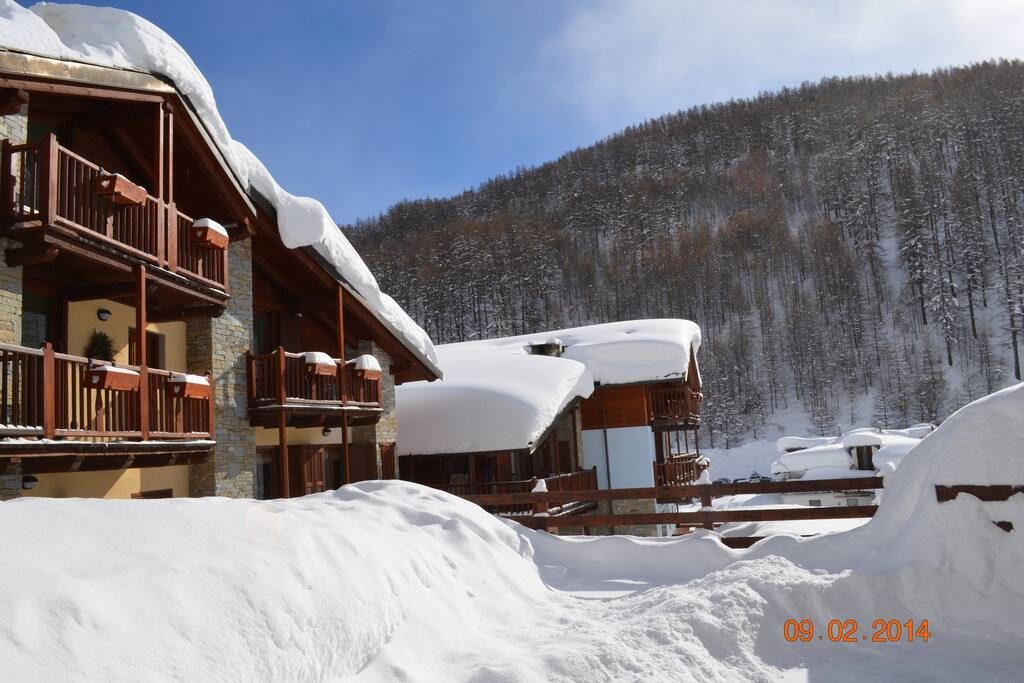 il complesso residenziale dove si trova l'alloggio