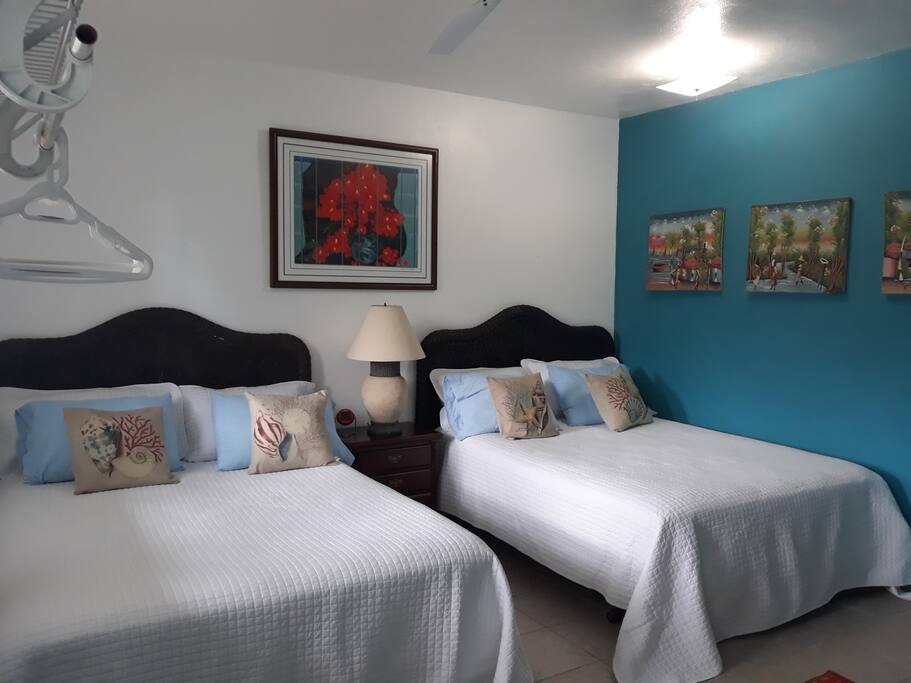 two queen size beds