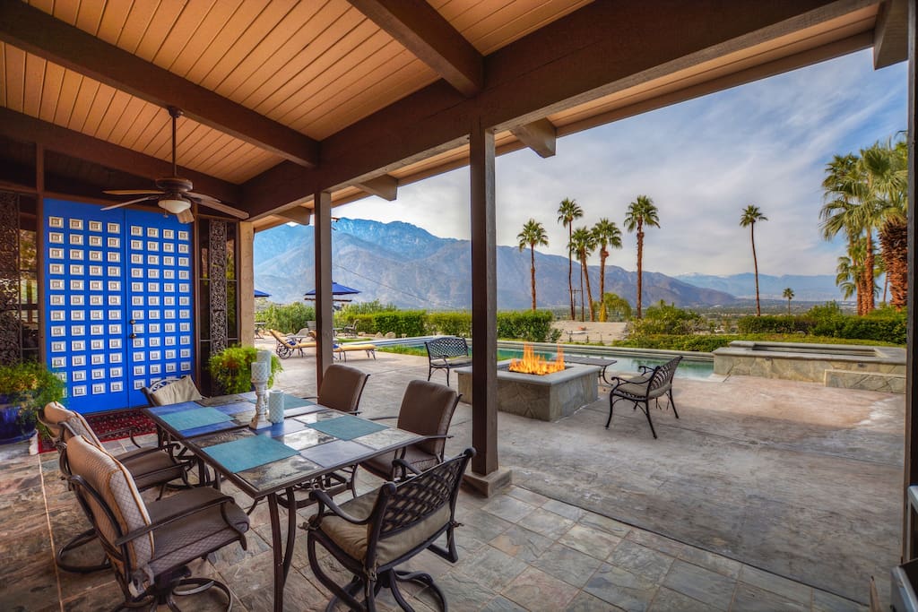 Covered patio for your exclusive use