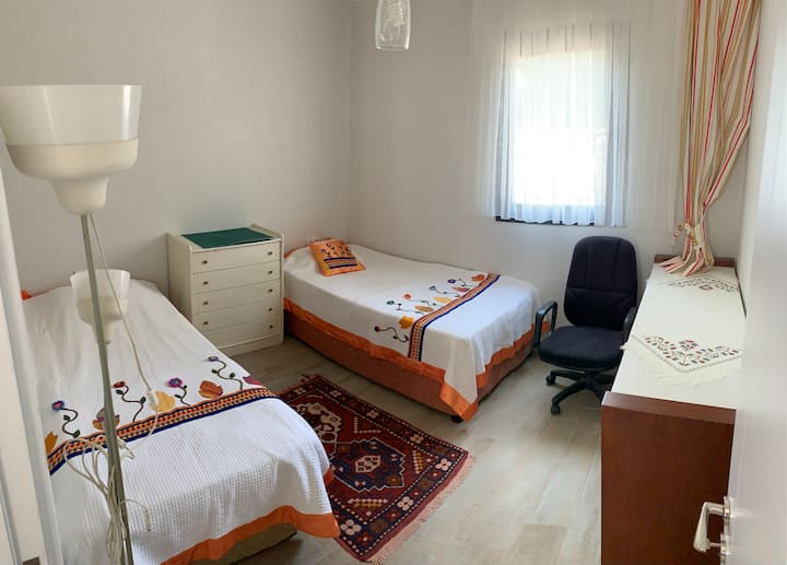 Doğa içinde müstakil yaşam evi Urla şehrinde Kiralık Evler, İzmir