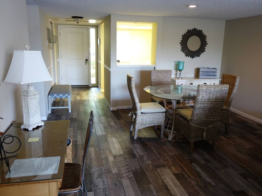 View of the dining area