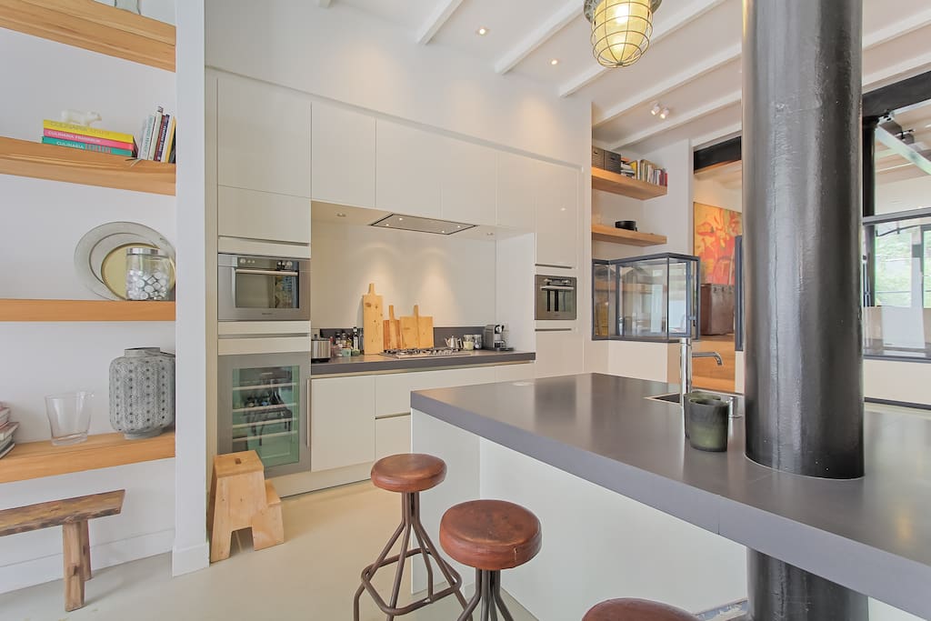 Open plan kitchen