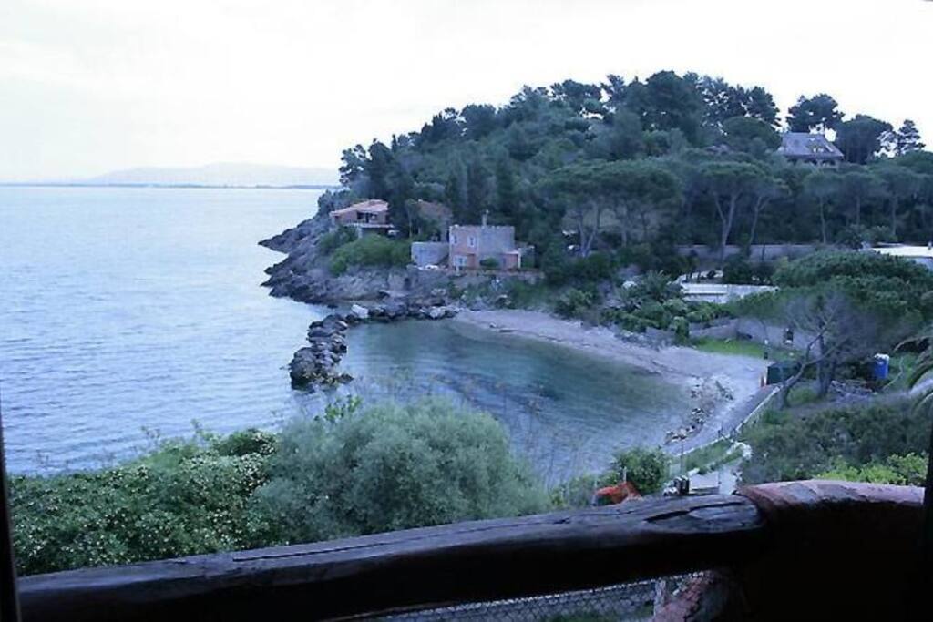 Panorama dal balcone dell'appartamento.