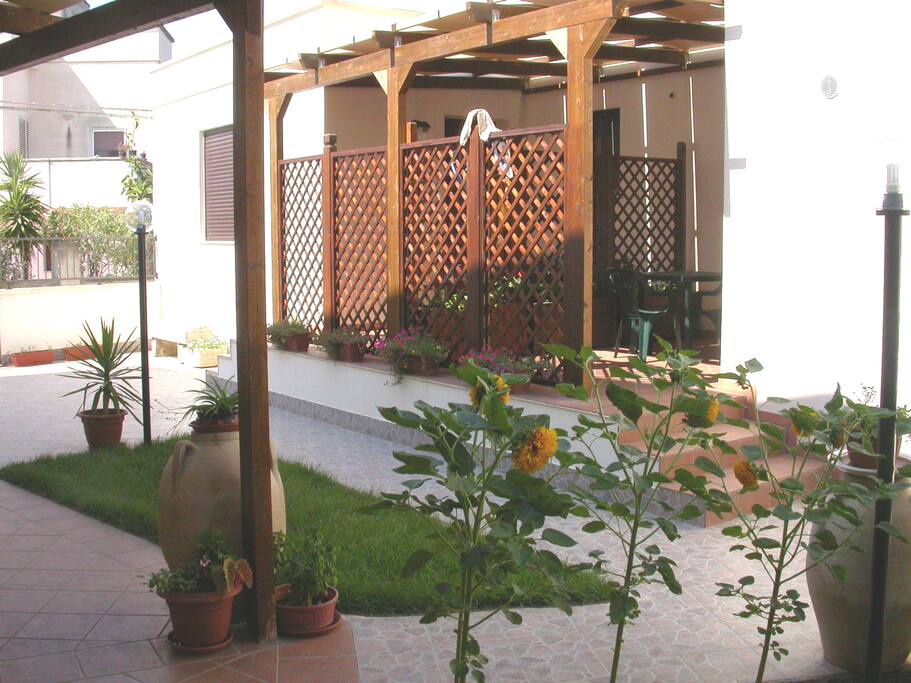 Veranda indipendente dell'appartamento