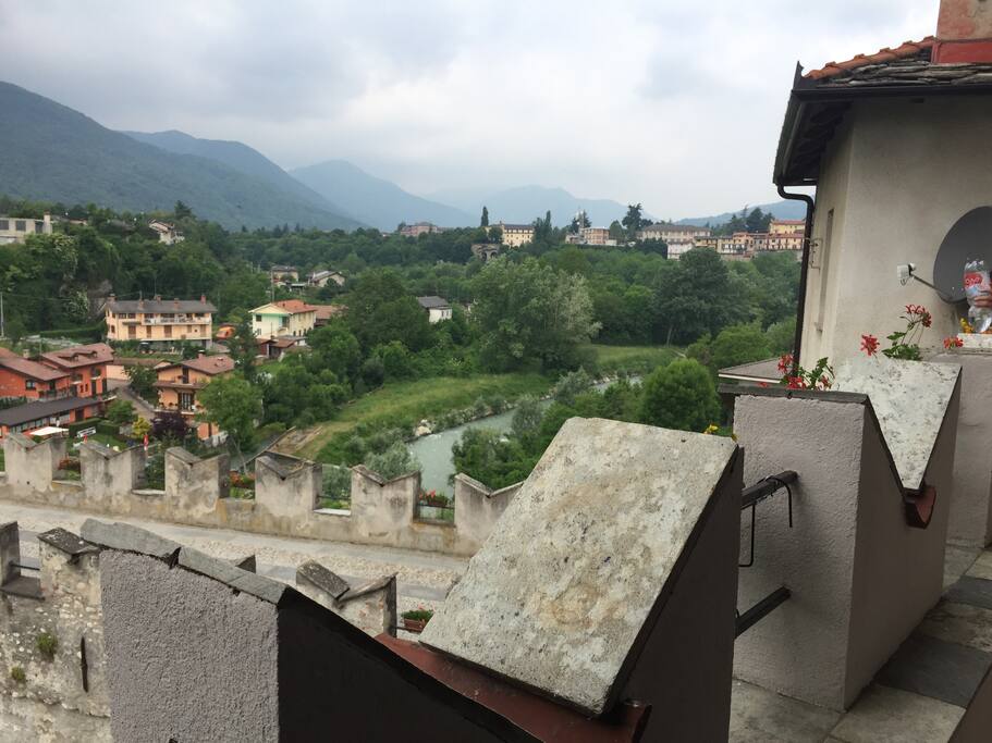 VISTA DAL BALCONE.