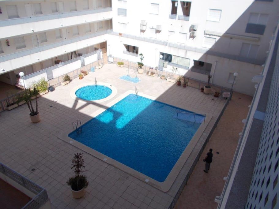 Large swimming pool