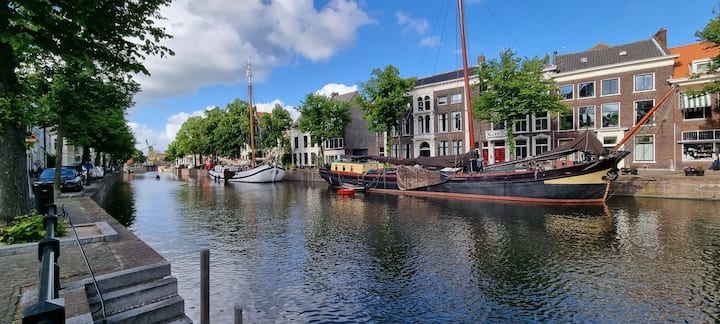 Bright loft, historic mansion, amazing view canal