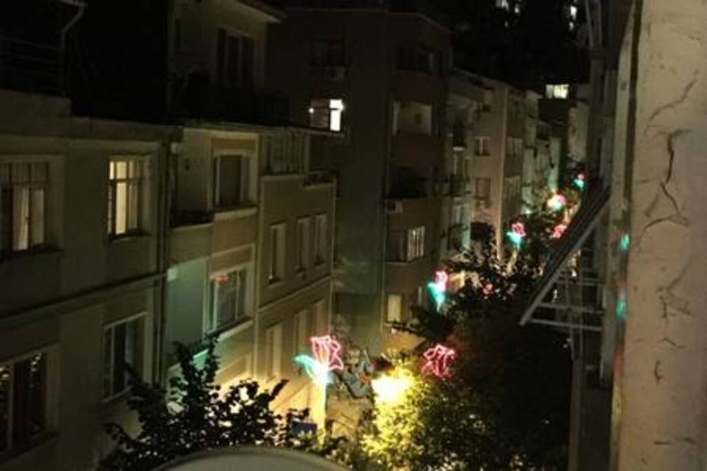 Street view at night