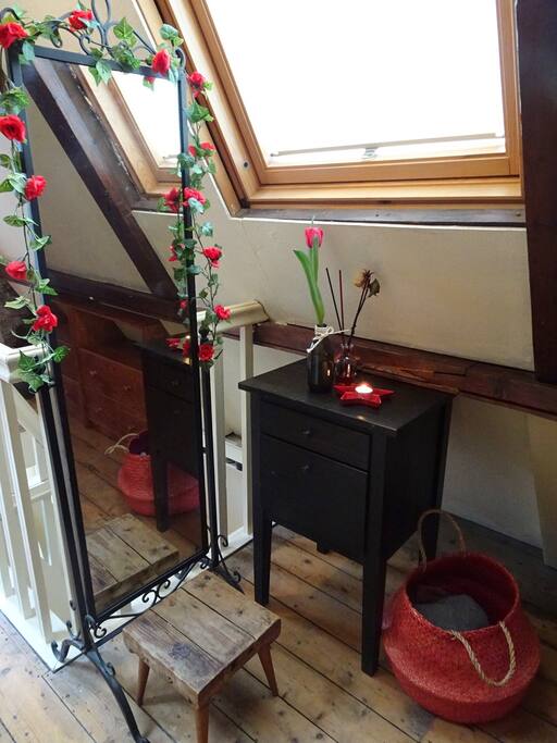Attic mirror