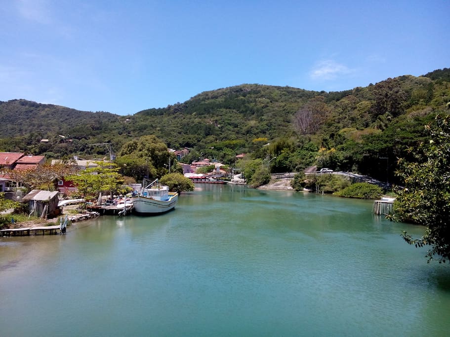 vista do Canal da Barra da Lagoa (a 50m da casa).