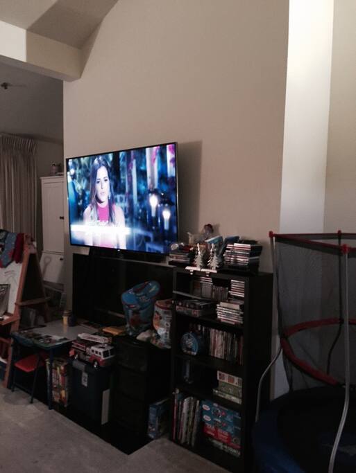 Lots of kids movies and books