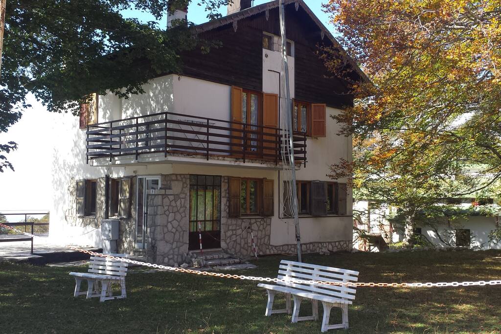 La Baita al Terminillo il giardino