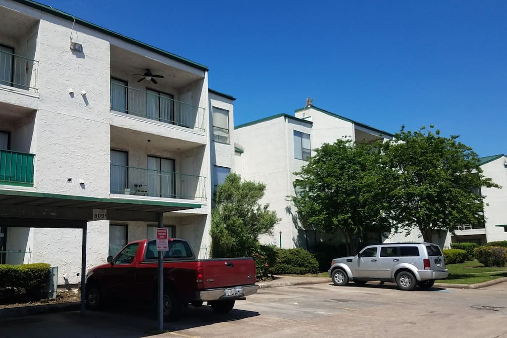 Guest parking is available in addition to reserved covered parking.