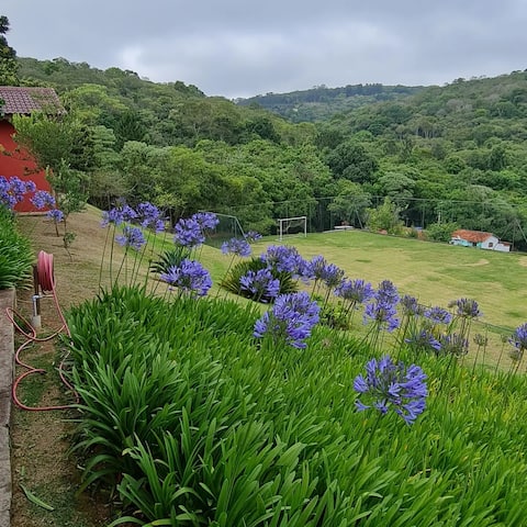 Comfortable cottage with wonderful view.