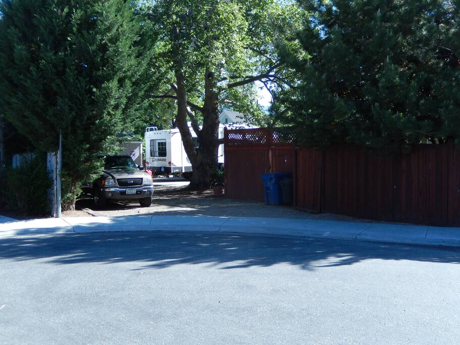 Safe onsite parking area