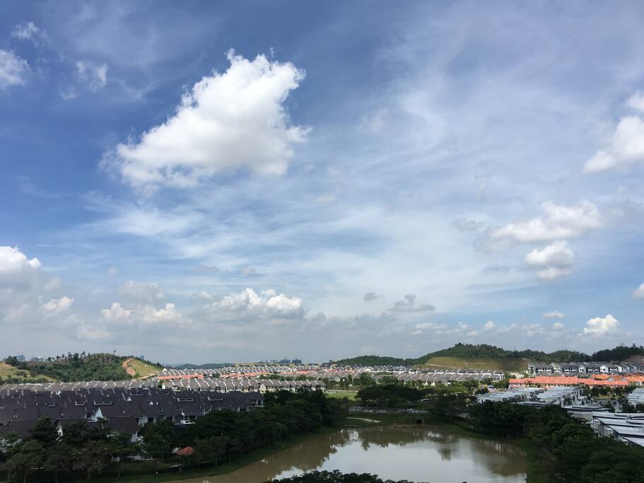 Photo taken from the balcony of the apartment