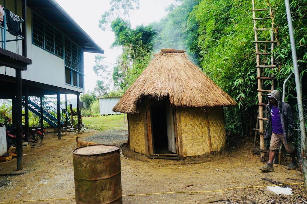 Traditional kitchen hut